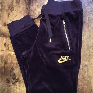 NWT Nike Velour Joggers